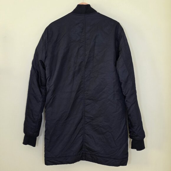 Schott NYC Jacket Flyer's Man M Black Army Type  U LS Pockets Two Way Zip Chore - Picture 2 of 16